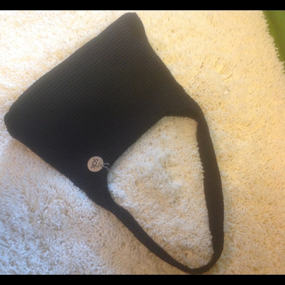 The Sak Crochet Hobo Handbag Classis Size med.